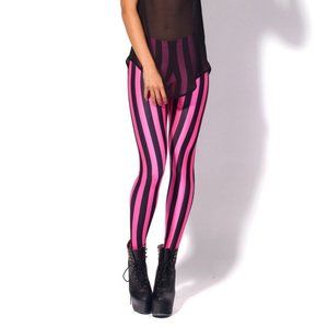BEETLEJUICE NEON PINK LEGGINGS - NWOT - SIZE SMALL